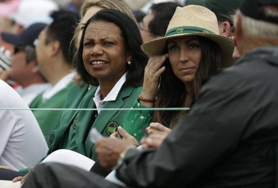 Sugli spalti anche Condoleeza Rice, ex Segretario di Stato ed ex Stanford come Tiger